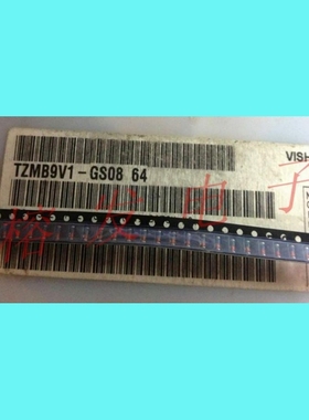 TZMB9V1-GS08/DIODE ZENER 9.1V 500MW/圆柱体蓝色环SOD80