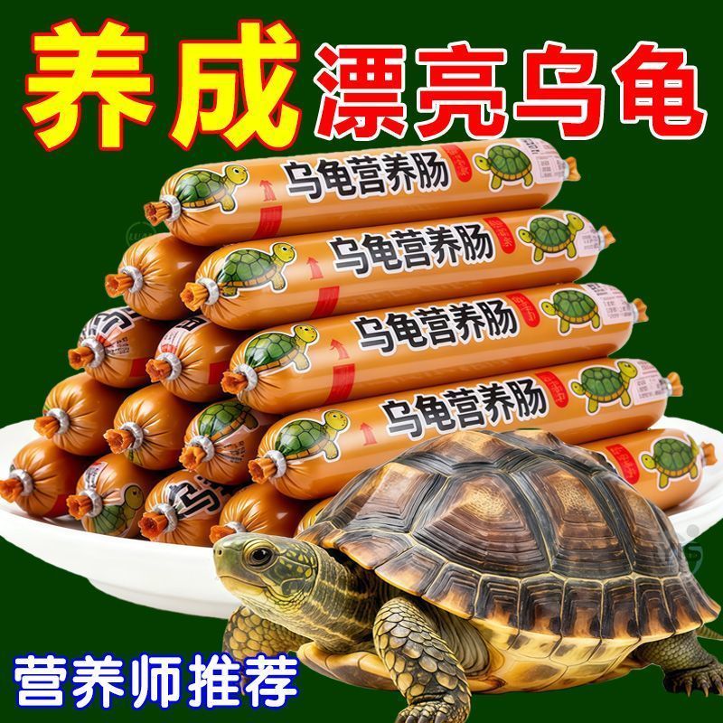 乌龟高蛋白火腿肠龟粮鳄龟乌龟
