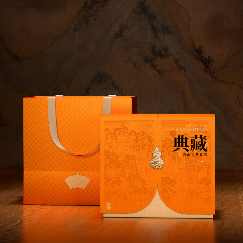 茶叶散茶1斤2斤礼盒包装图片