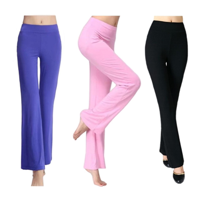 莫代尔直筒裤瑜伽舞蹈健身跑步女