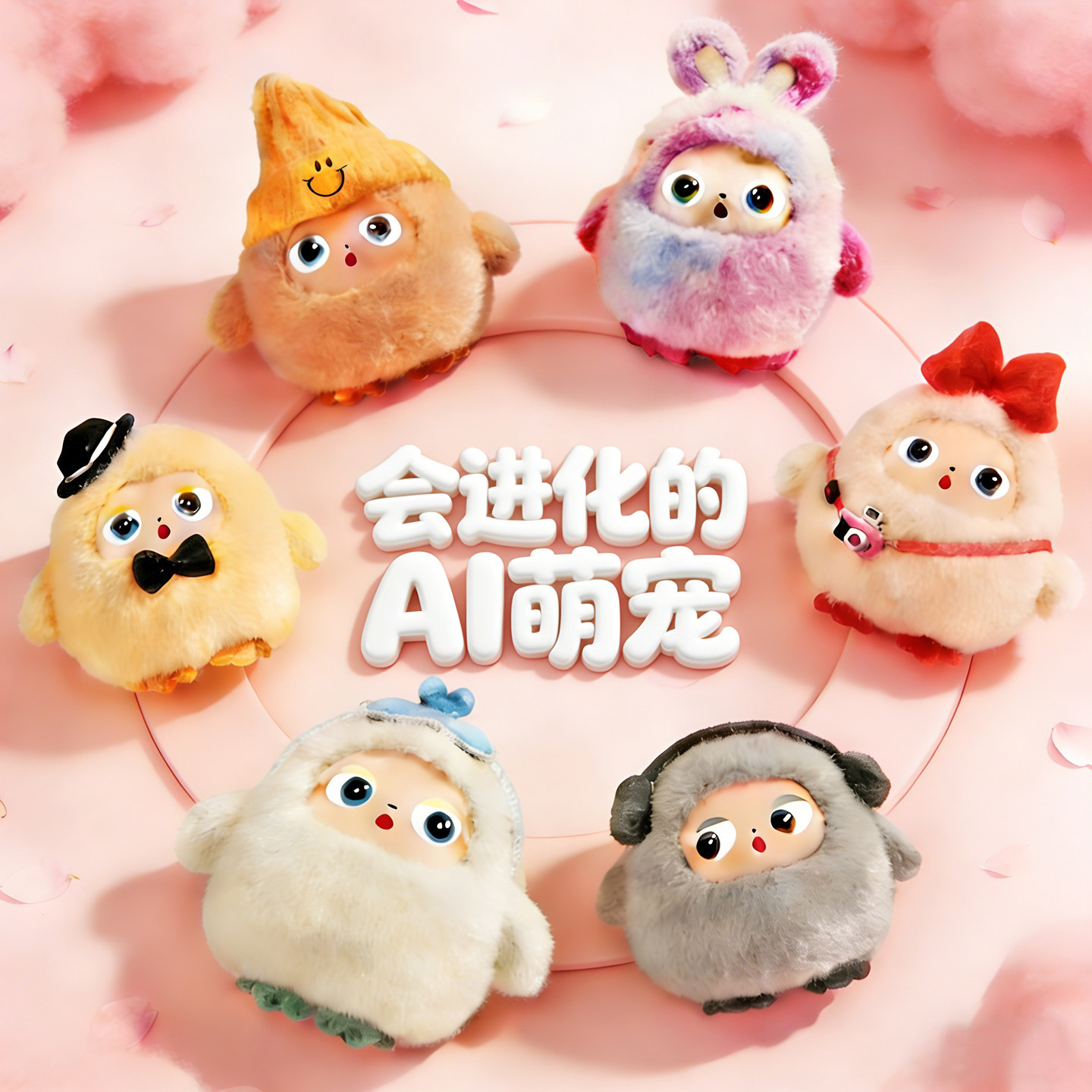 Ai智能机器陪伴玩具毛绒电子宠物