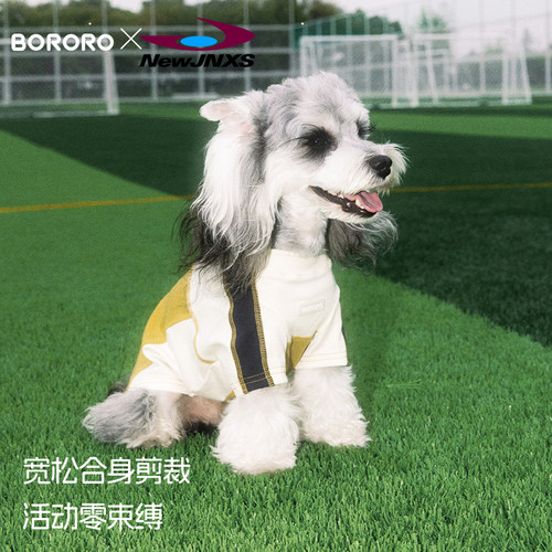 BORORO×JNXS 夏季狗狗衣服薄款T恤人宠款泰迪比熊雪纳瑞夏天衣服