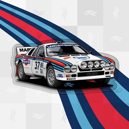 LANCIA037GROUPB经典车冰箱贴