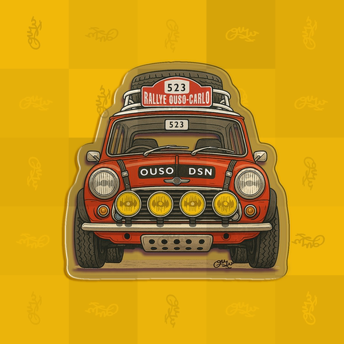 宝马MINI迷你经典复古车冰箱贴