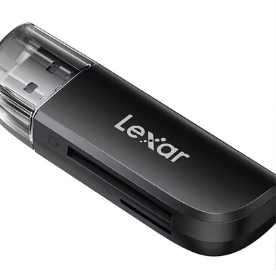 （Lexar）雷克沙USB3.2高速读卡器多合一 TF/SD 二合一 相机手机电脑行车监控无人机储存卡读卡器（RW300）