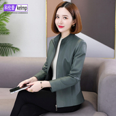 海宁真皮皮衣女2025秋冬新短款 优雅显瘦大码 头层绵羊皮夹克小外套