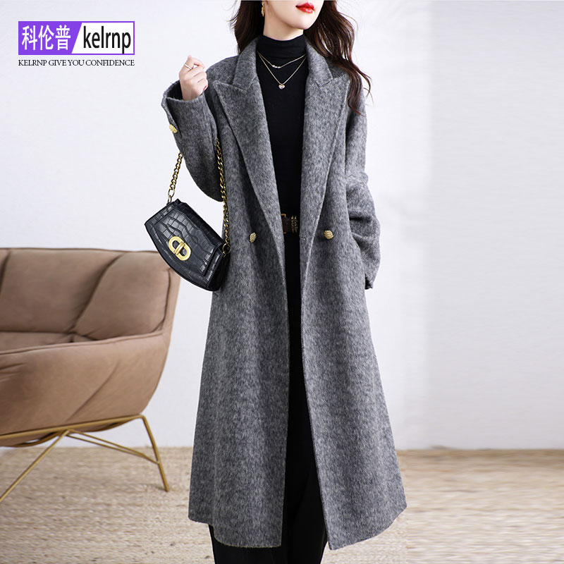 高端大牌时尚呢子超细羊毛呢外套