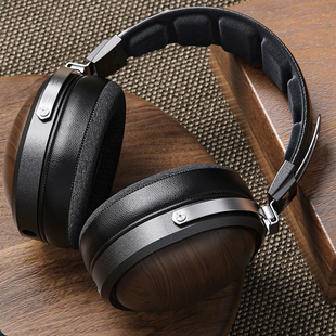 FiiO/飞傲 FT1封闭式头戴耳机北美胡桃木专业HIFI有线监听大耳