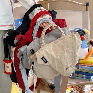 2026夏季新款大容量轻便简约百搭多功能男女通用时尚斜挎包牛津布