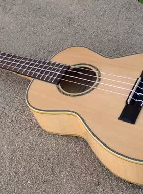 瀚海乐器●ukulele尤克里里hanhai26寸虎纹枫木单板HH-SFT