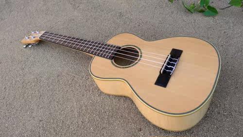 瀚海乐器●ukulele尤克里里hanhai26寸虎纹枫木单板HH-SFT