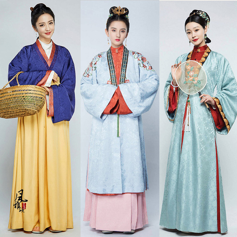 影视古装佟丽娅同款宋朝女古装妃子贵妃服影楼写真服舞台走秀服装