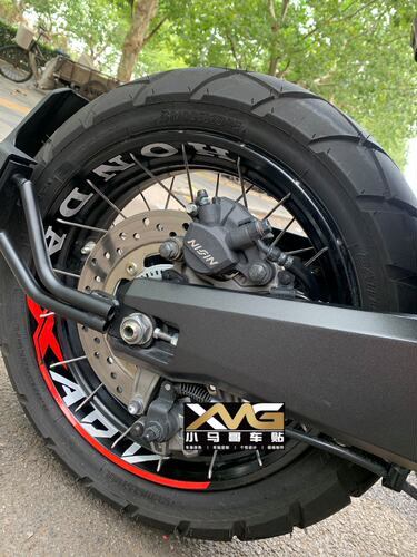 小马哥车贴/本田XADV750 X-ADV750轮毂贴轮圈贴花轮框贴反光贴纸