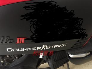 counter-strike贴纸/CS车贴/摩托车贴纸/车身贴花/车贴