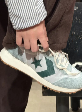 CONVERSE OMEGA TRAINER匡威薄荷绿拼接学院风复古慢跑鞋 A15605C
