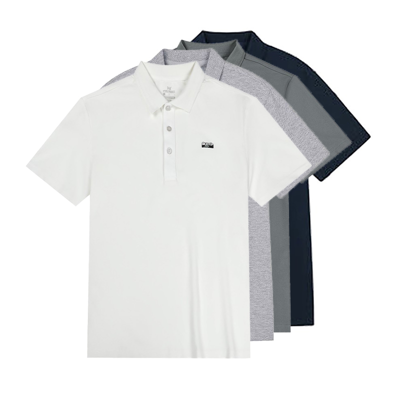 361度男士翻领T恤新品202