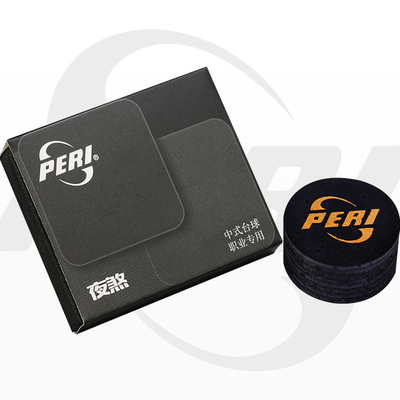 皮尔力夜煞皮头 14mm 中式黑八大头杆 美式九球台球杆头 正品包邮