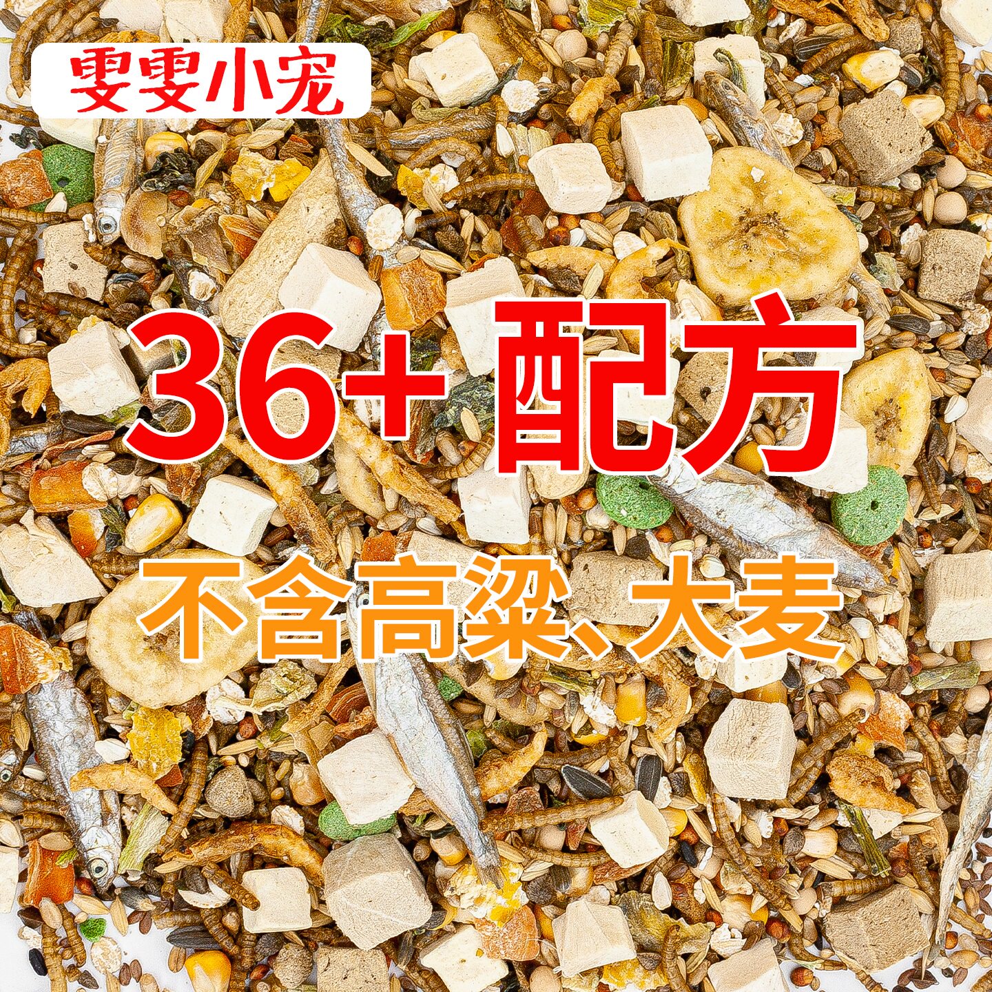 雯雯小宠仓鼠冻干海鲜高蛋白鼠粮图片