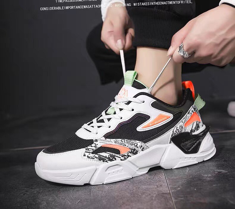 邦特运动鞋男款跑步学生春季网面透气男鞋减震跑鞋青少年超轻鞋子