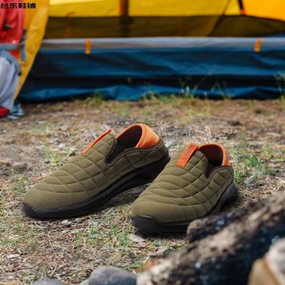 轻便舒适懒人鞋套脚一脚蹬后跟可踩户外露营居家大码男鞋46 47码