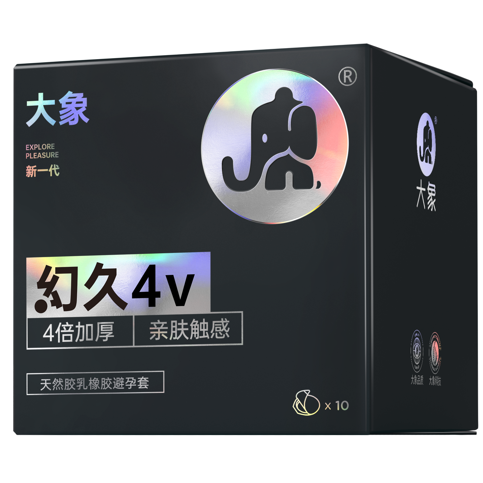 大象幻久V4超润滑避孕套