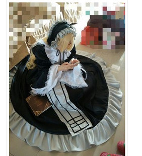 gosick哥特萝莉侦探事件簿维多利加cosplay女装礼服 假发鞋子另拍