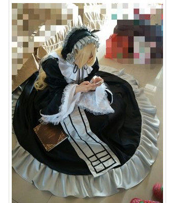 gosick哥特萝莉侦探事件簿维多利加cosplay女装礼服 假发鞋子另拍