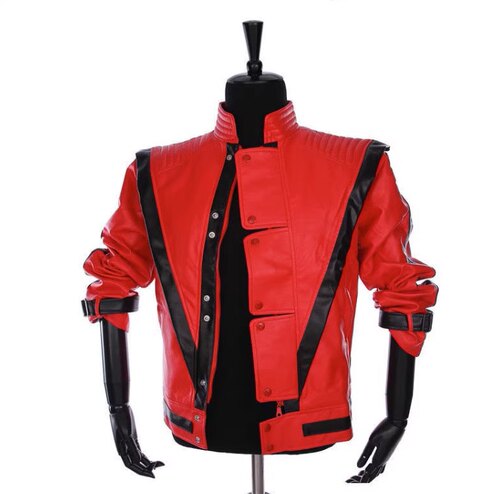 MJ杰克逊Thriller红色衣服