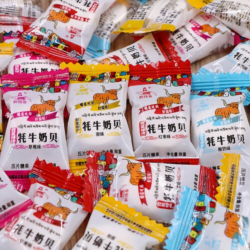 西藏林芝特产藏佳香牦牛奶贝奶片