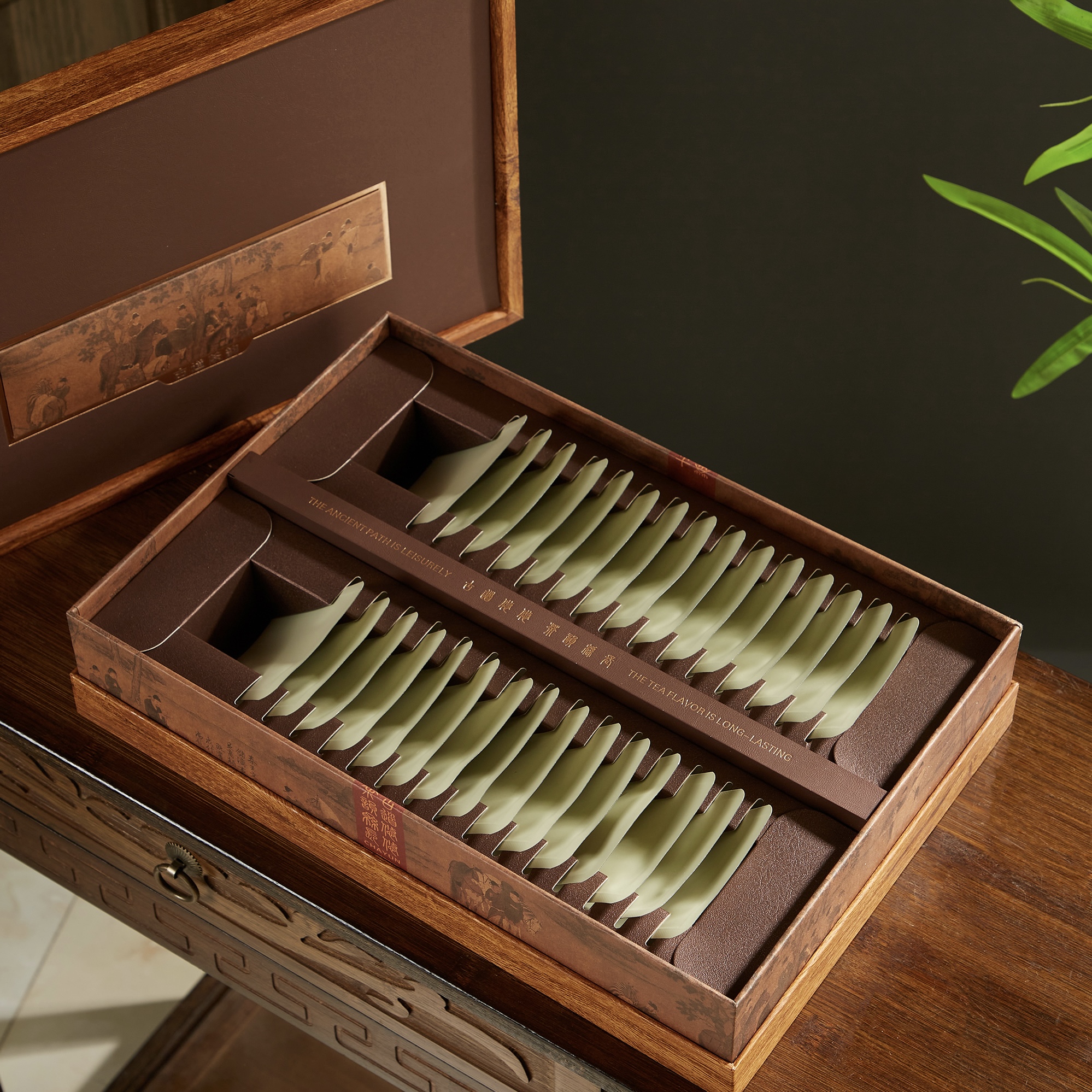 普洱茶白茶小薄片饼干茶空礼品盒