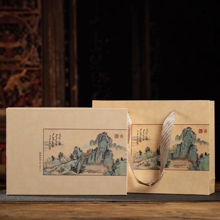 精致250g500g两用茶砖普洱茶老白茶黑茶包装盒礼品盒茶叶空盒子