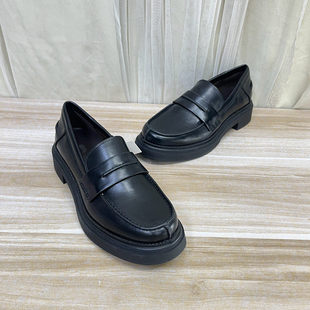 Shoes外贸原单女鞋 乐福鞋 新款 圆头纯色厚底一脚蹬单鞋 时尚 Lady