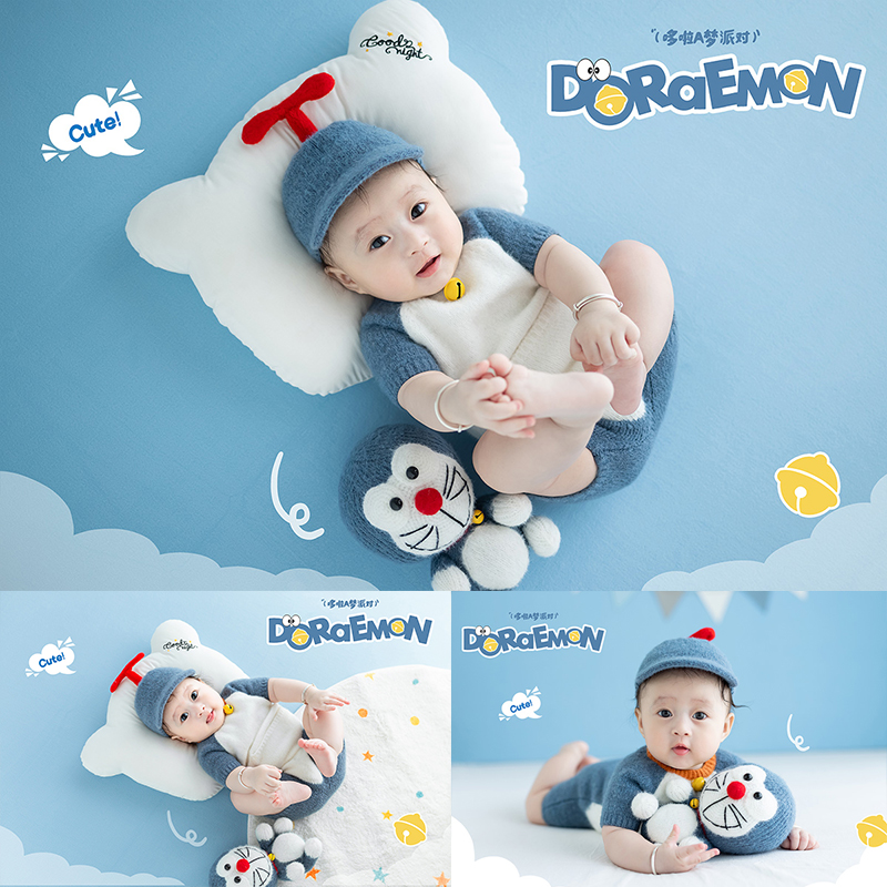 卡通超萌机器猫哆啦A梦摄影主题