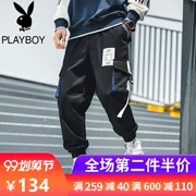 Playboy overalls quần âu nam phiên bản Hàn Quốc của xu hướng quần lửng nam mùa hè quần lửng - Quần tây thường