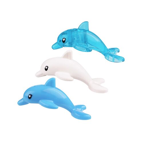 海洋小颗粒积木小动物小海豚玩具