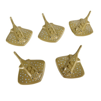 魔鬼鱼积木拼装玩具配件模型礼物