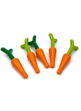 创意小颗粒积木MOC食物蔬菜 胡萝卜叶33183拼装玩具道具模型33172