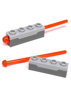 适用乐高15301可发射器子弹零散配件15303导弹小颗粒积木玩具模型