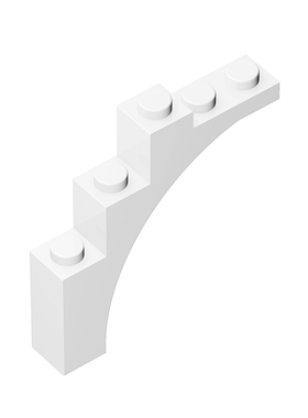 创意MOC小颗粒积木拼组装兼容乐高76768-2339零散配件1x5x4弧形砖