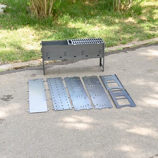 家用烤炉加厚折叠烧烤炉炉子卡片式便捷户外木炭可拆卸便携特厚