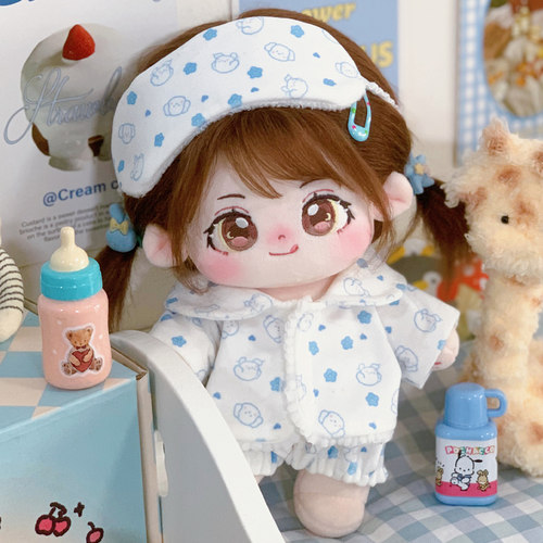 熊只只服饰套装秋冬20厘米睡衣