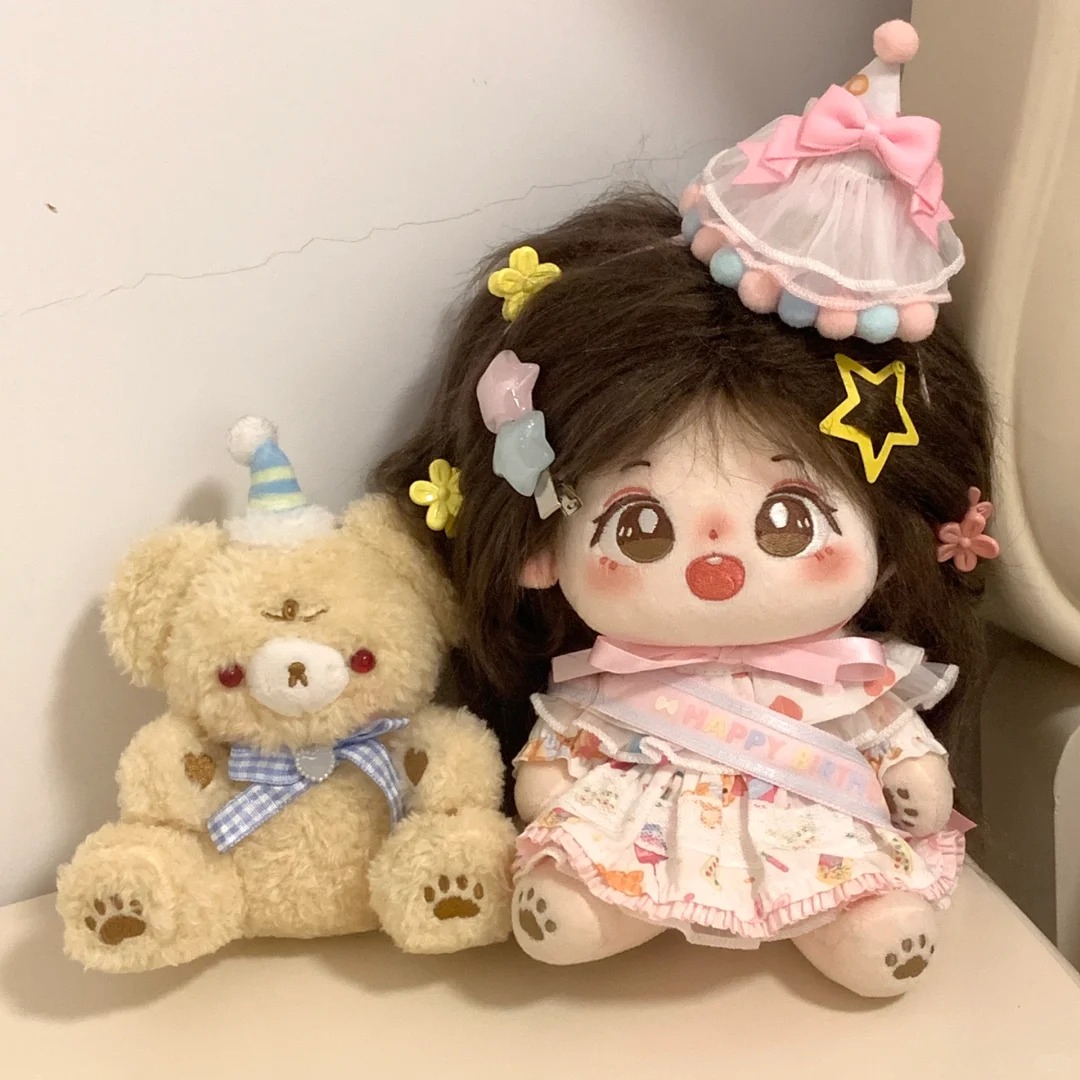 生日圆舞曲20cm棉花娃娃娃衣衣服