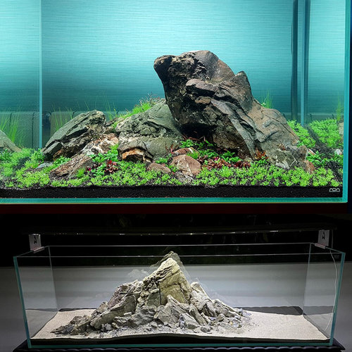 鱼缸造景套餐水族石小假