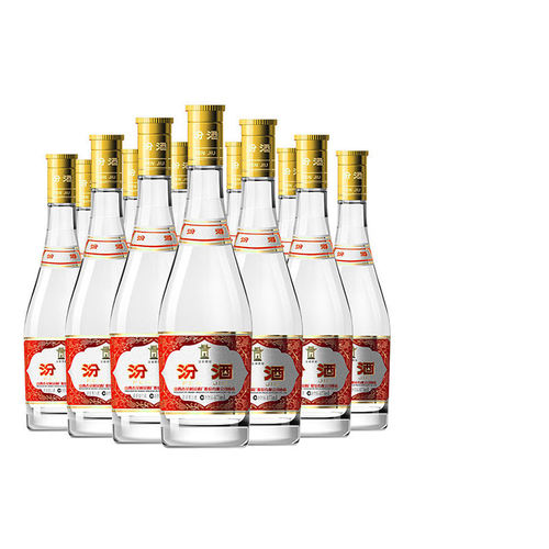 汾酒53度黄盖汾12瓶装白酒