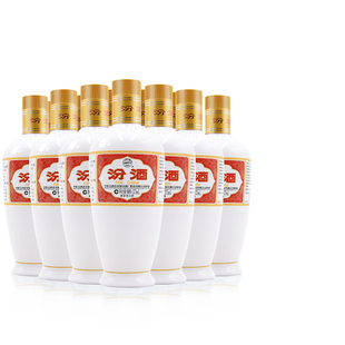 【2018-2019年老酒】汾酒53度出口瓷汾375mlX12高度清香型白酒