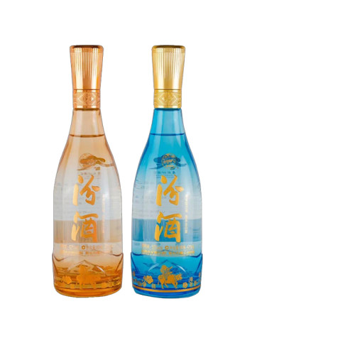 汾酒53度牧童水晶汾酒475mL+42度牧童水晶475mL组合装白酒