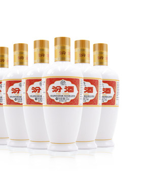 汾酒53度出口瓷汾375mlX6