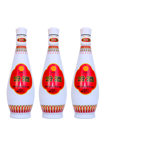 汾酒48度乳白汾酒乳玻汾475mlX3清香型白酒3瓶装