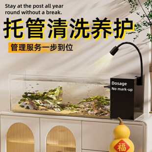 水族服务鱼缸清洗上门养护造景托管换理按装开缸消毒管道疏通配件