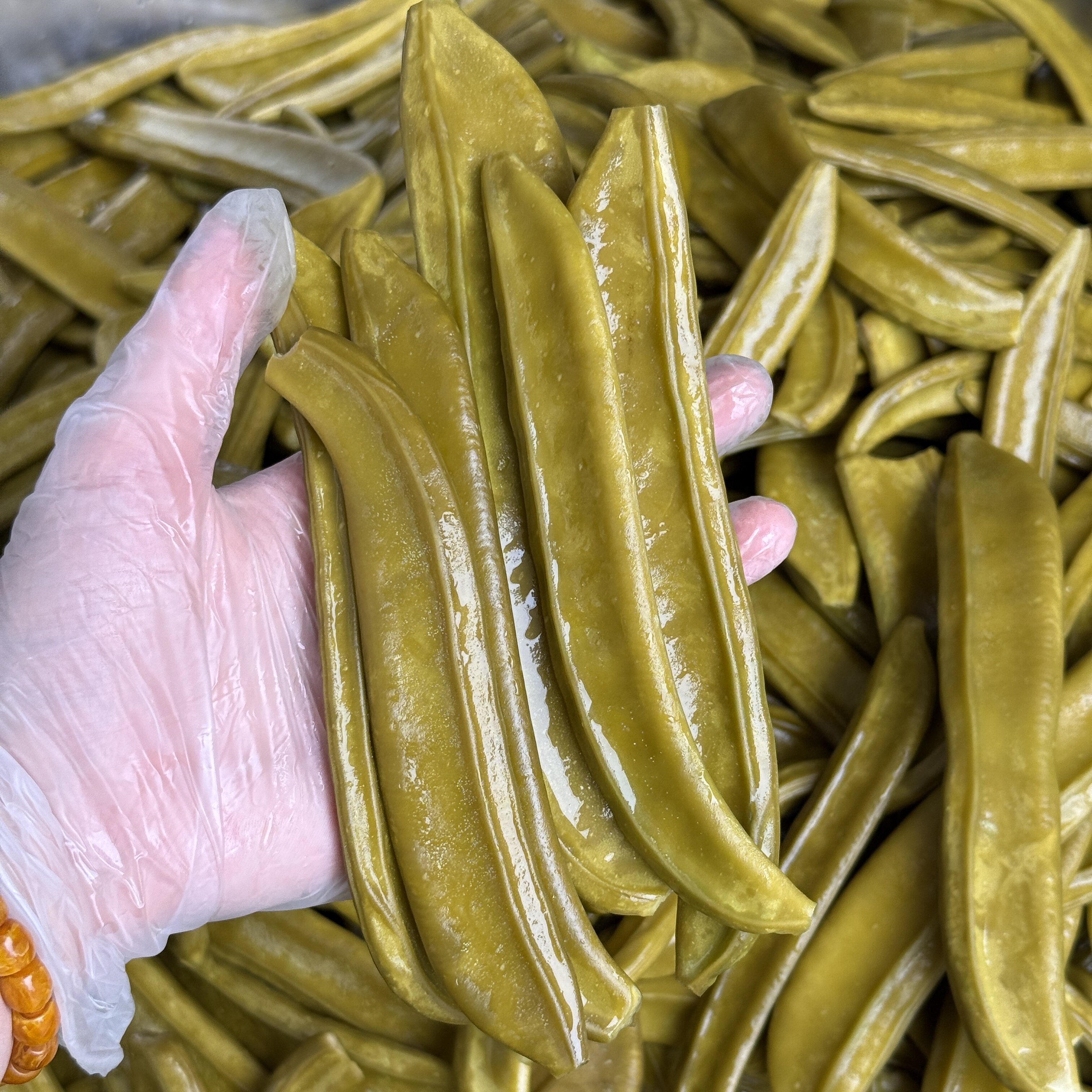 安徽特产酸豆角农家腌刀豆酸豆角新鲜豆类